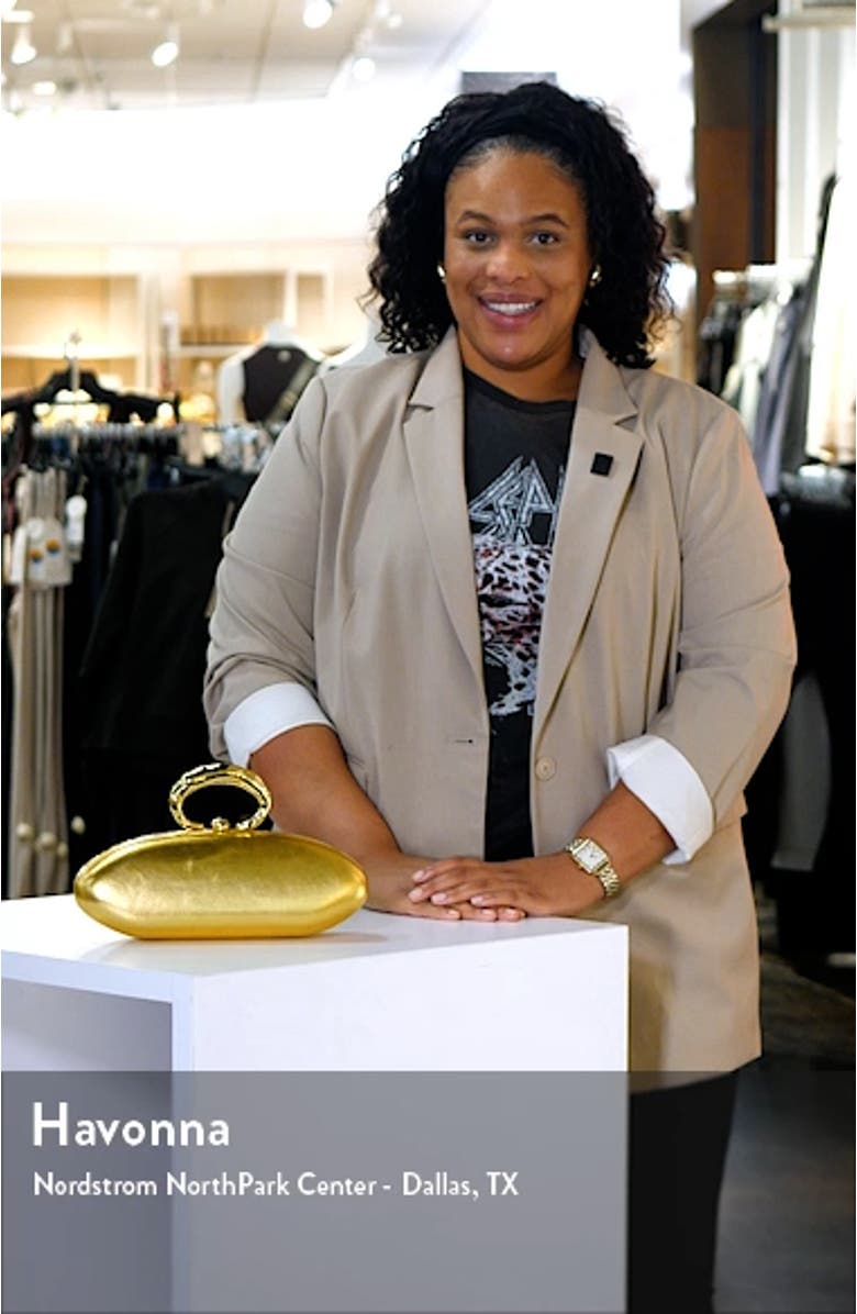 Molten Bullet Leather Minaudière, sales video thumbnail