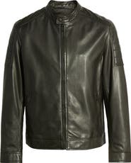 Cole Haan Racer Leather Jacket
