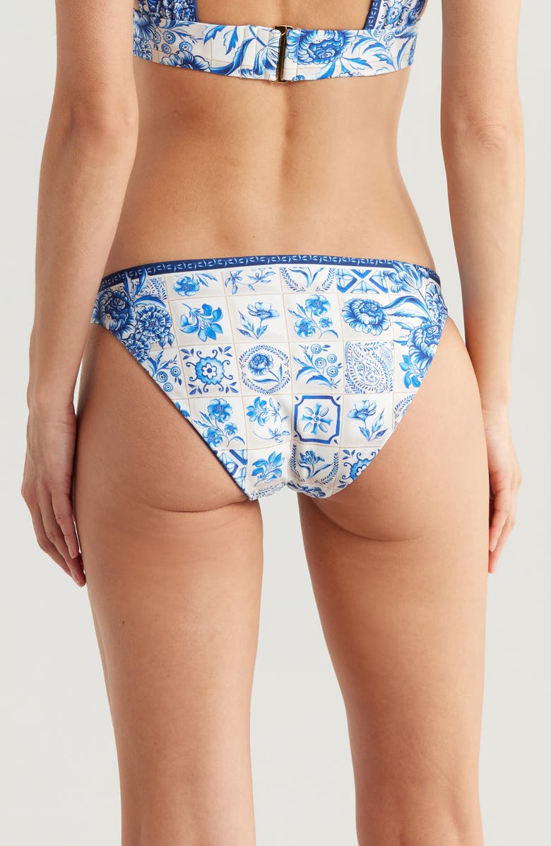 Agua Bendita Ilu Azure Reversible Swim Bottoms, Alternate, color, Multicolor