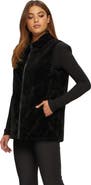 GORSKI Reversible Chevron Genuine Shearling Vest
