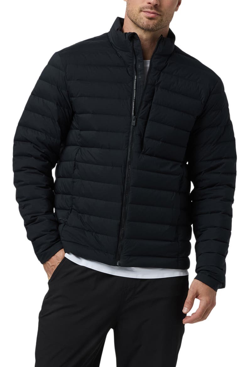 Steadfast Water Repellent Insulated Jacket, Main, color, BLACK
