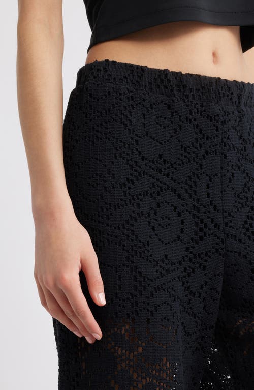 NATION LTD NATION LTD LINNEY SEMISHEER LACE ANKLE PANTS