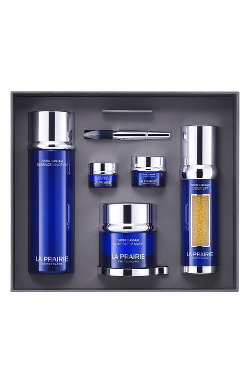 La Prairie Skin Caviar Lifting & Firming Ritual Set $1690 Value In Transparent
