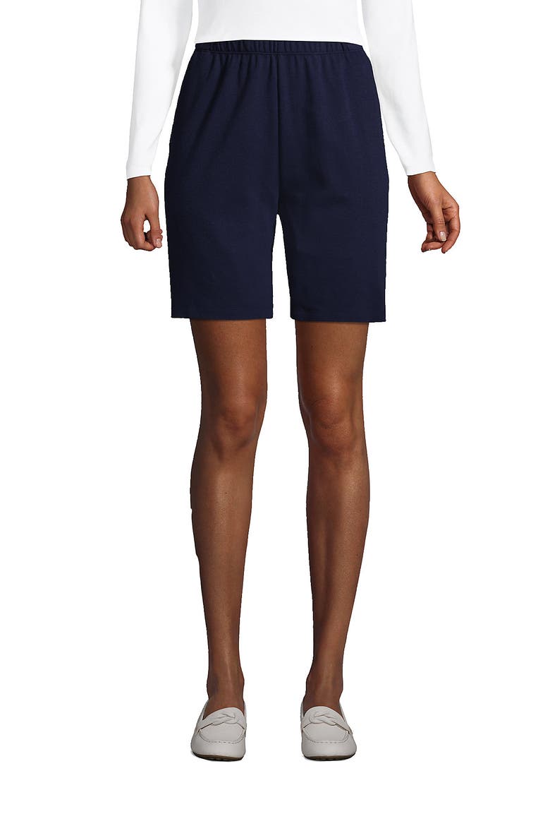 Sport Knit High Rise Shorts, Alternate, color, Radiant Navy