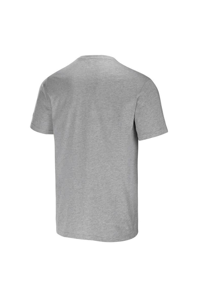 Men's NFL x Darius Rucker Collection by Fanatics Heather Gray Los Angeles Chargers Henley T-Shirt, Alternate, color, Heather Gray