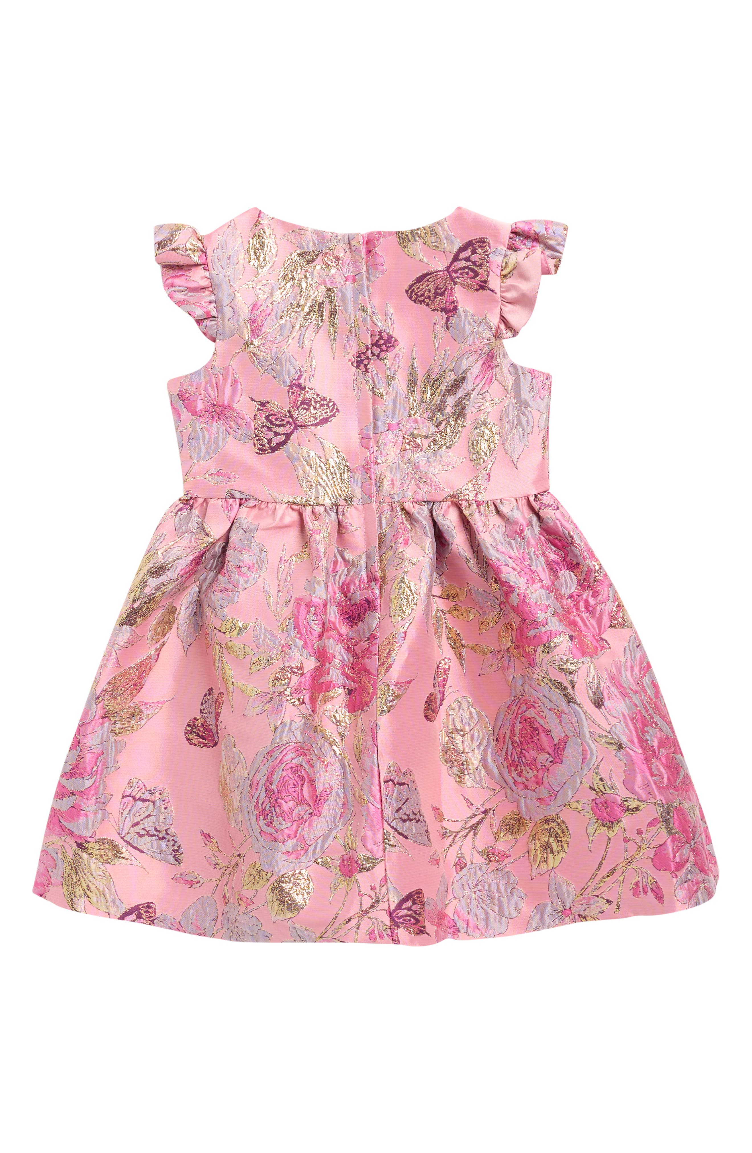 Iris & Ivy Kids' Metallic Jacquard Fit & Flare Dress | Nordstrom