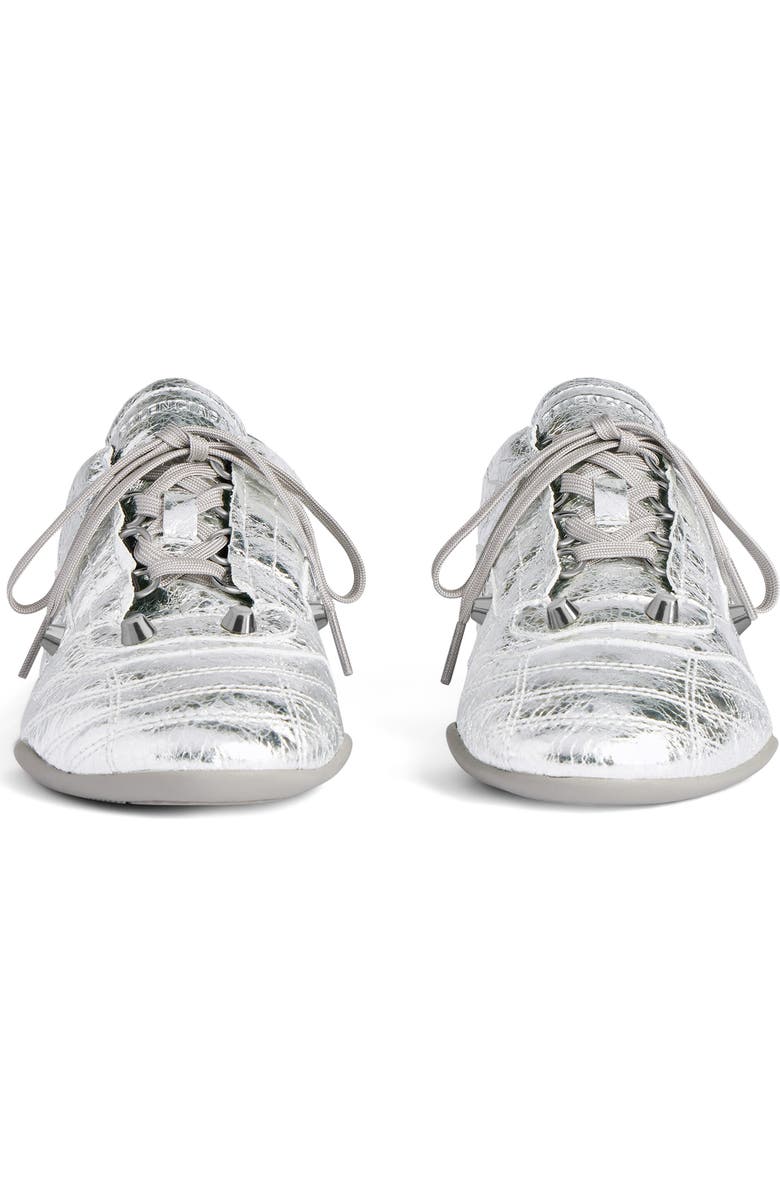 Balenciaga Zen City Metallic Sneaker, Alternate, color, Silver/ Silver