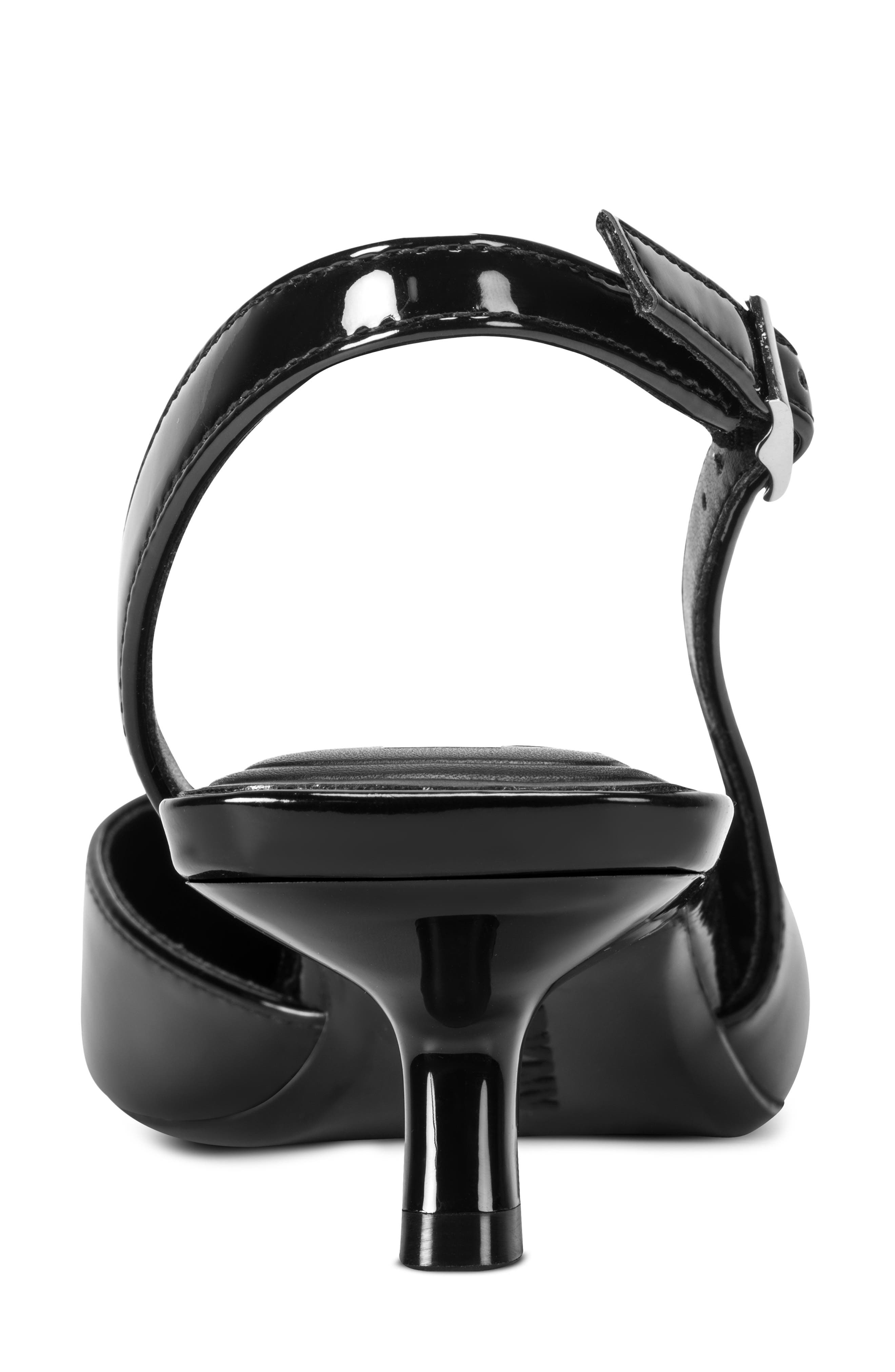 DKNY Naylor Pointed Toe Slingback Pump, Alternate, color, Black