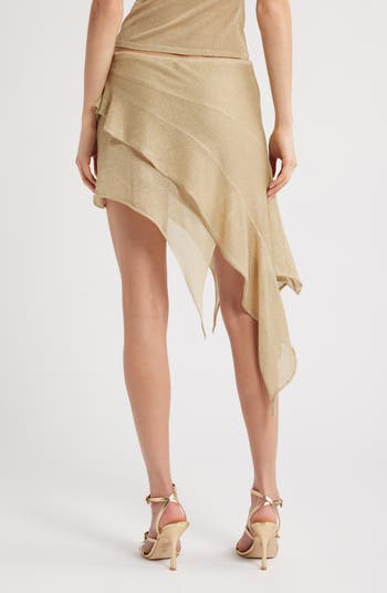 Palisade Layered Asymmetric Miniskirt