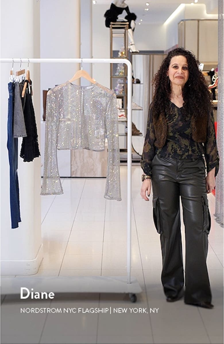 Metallic Mesh Top, sales video thumbnail