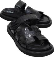 Forever & Always Shoes Loana Leather Slide Sandal