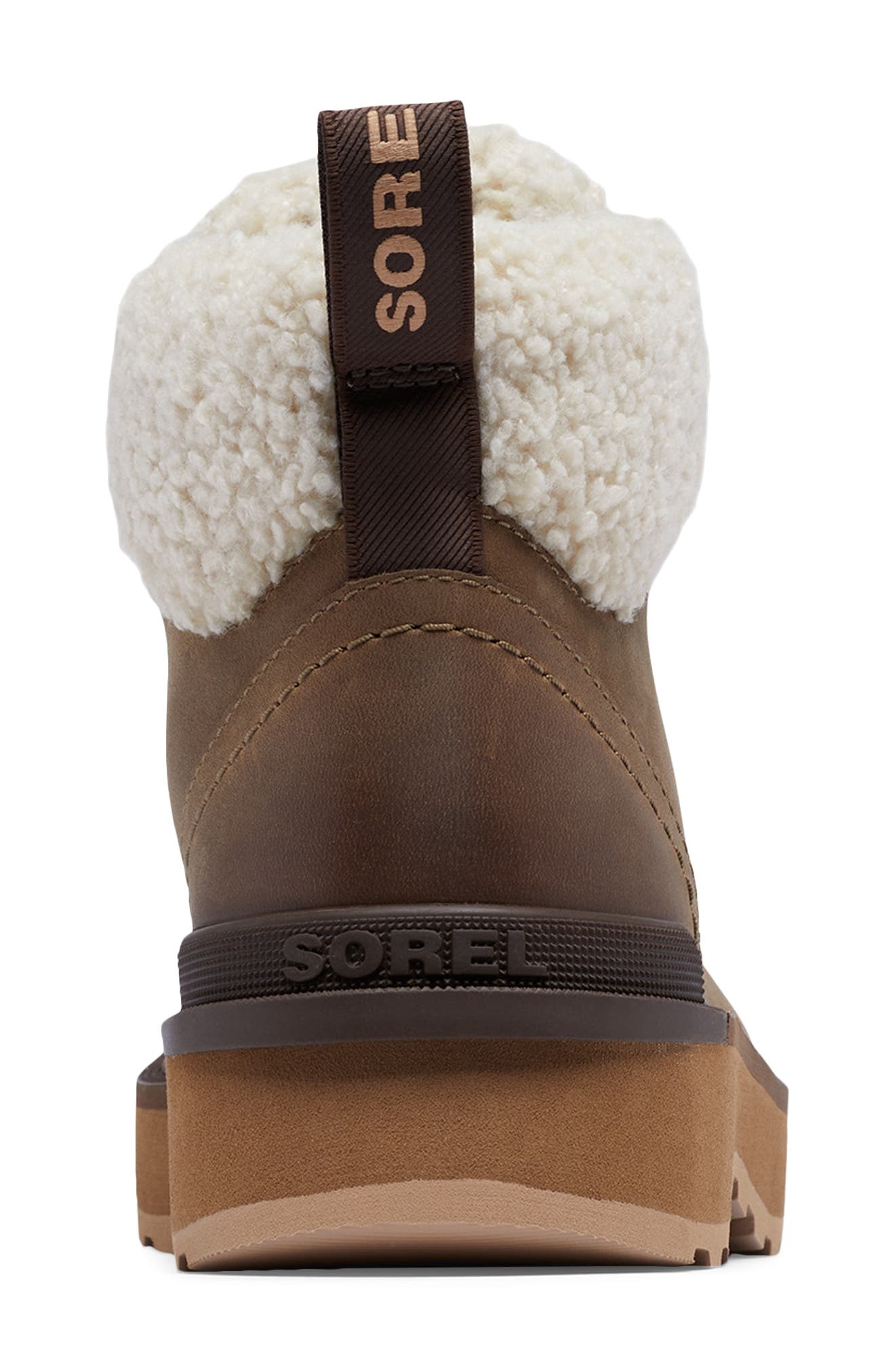SOREL Hi-Line Cozy Lace-Up Hiking Boot, Alternate, color, Umber/ Tawny Buff