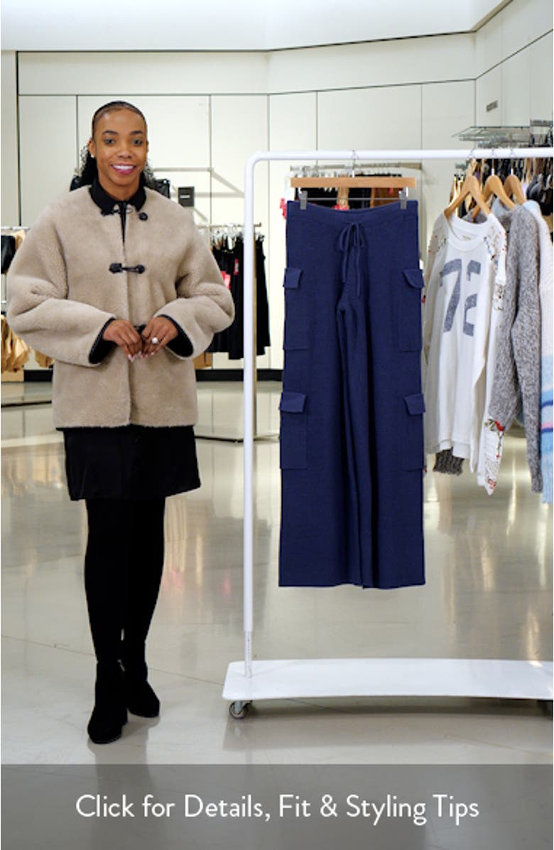 Wynter Drawstring Cargo Sweater Pants, sales video thumbnail