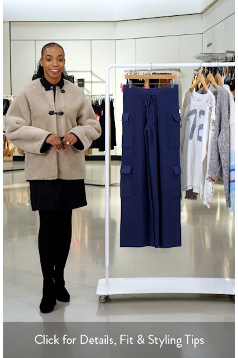 Wynter Drawstring Cargo Sweater Pants video