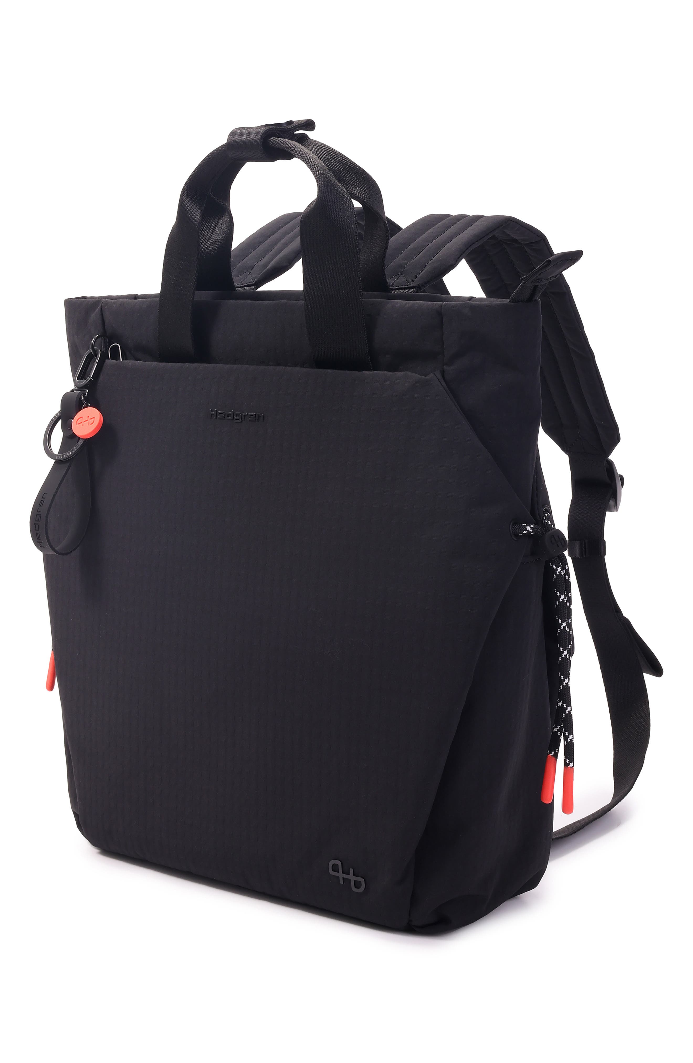 Hedgren Norio Water Repellent Backpack, Alternate, color, Black