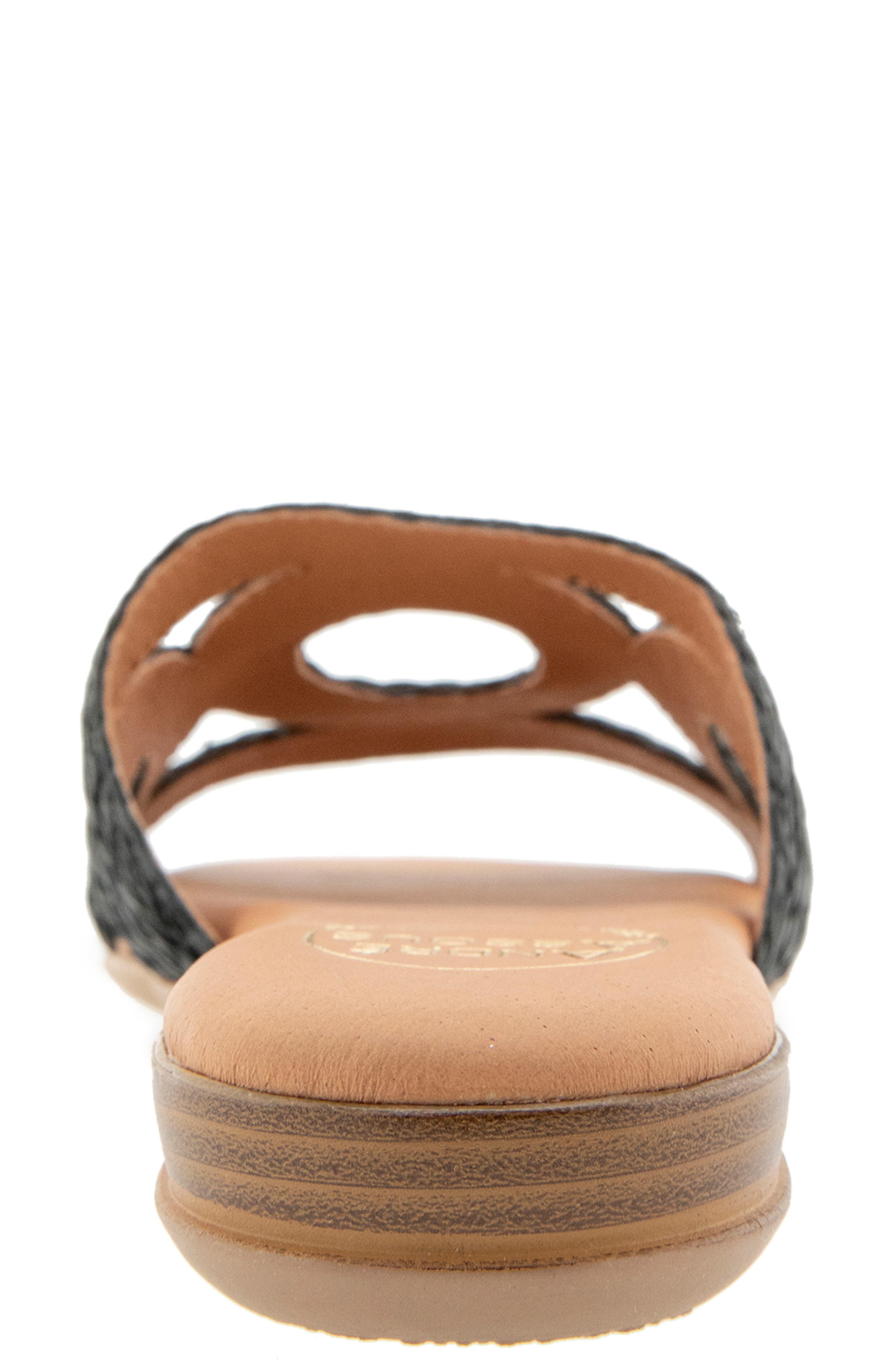 Nora Slide Sandal, Alternate, color, BLACK
