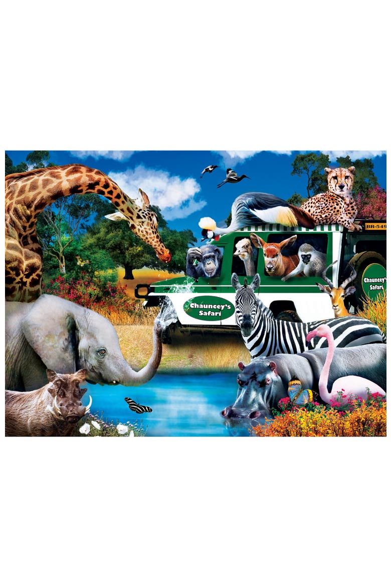 Watering Hole 300 Piece Jigsaw Puzzle, Alternate, color, Multicolor