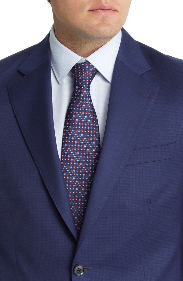 Peter Millar Tailored Fit Wool Suit, Alternate, color, Blue