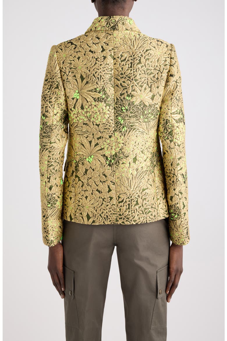 Bettsy Floral Jacquard Jacket, Alternate, color, SAND