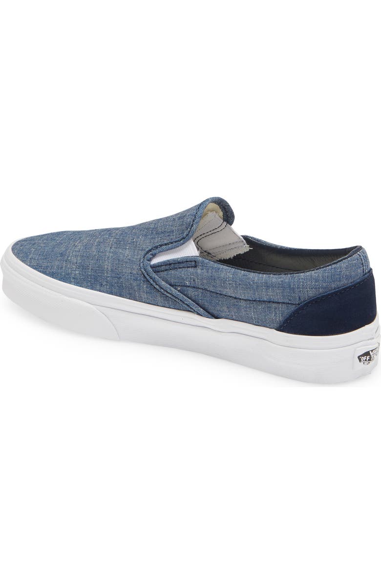 Vans Chambray Classic Slip-On Sneaker, Alternate, color,