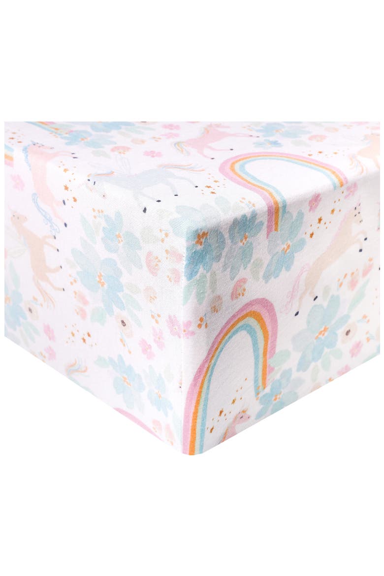 Premium Crib Sheet, Main, color, WHIMSY