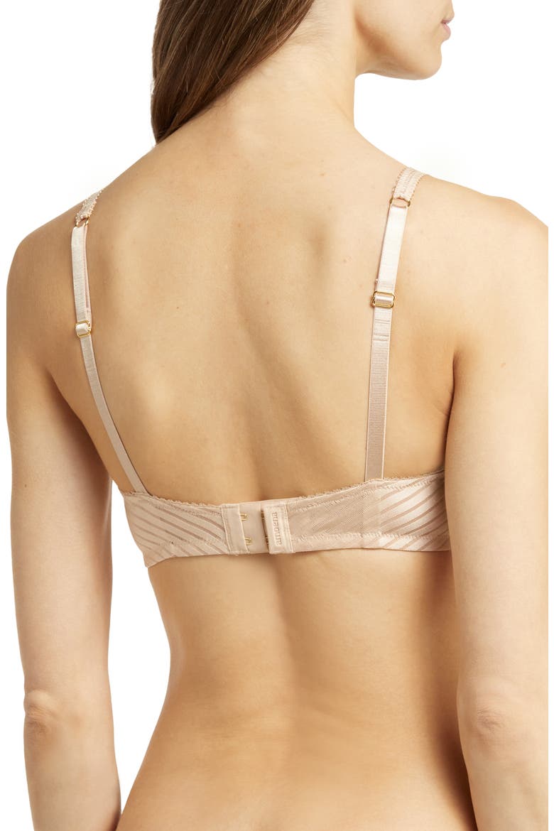 Karolina Wireless Pocketed Bra, Alternate, color, SAND