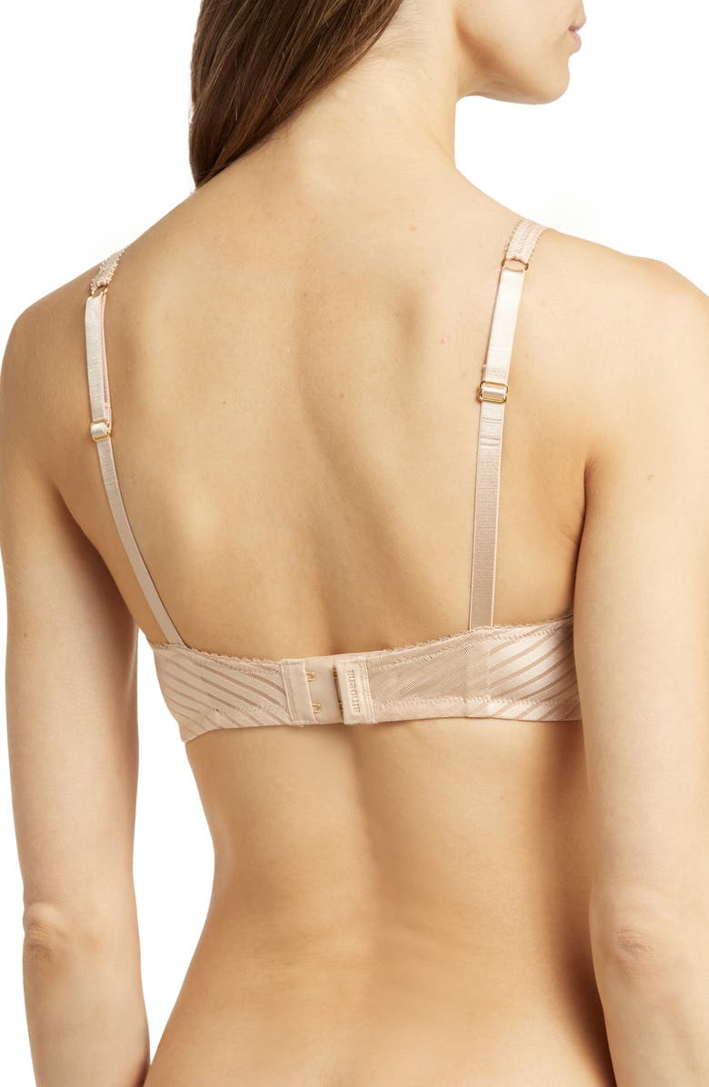 Amoena Karolina Wireless Pocketed Bra, Alternate, color, Sand