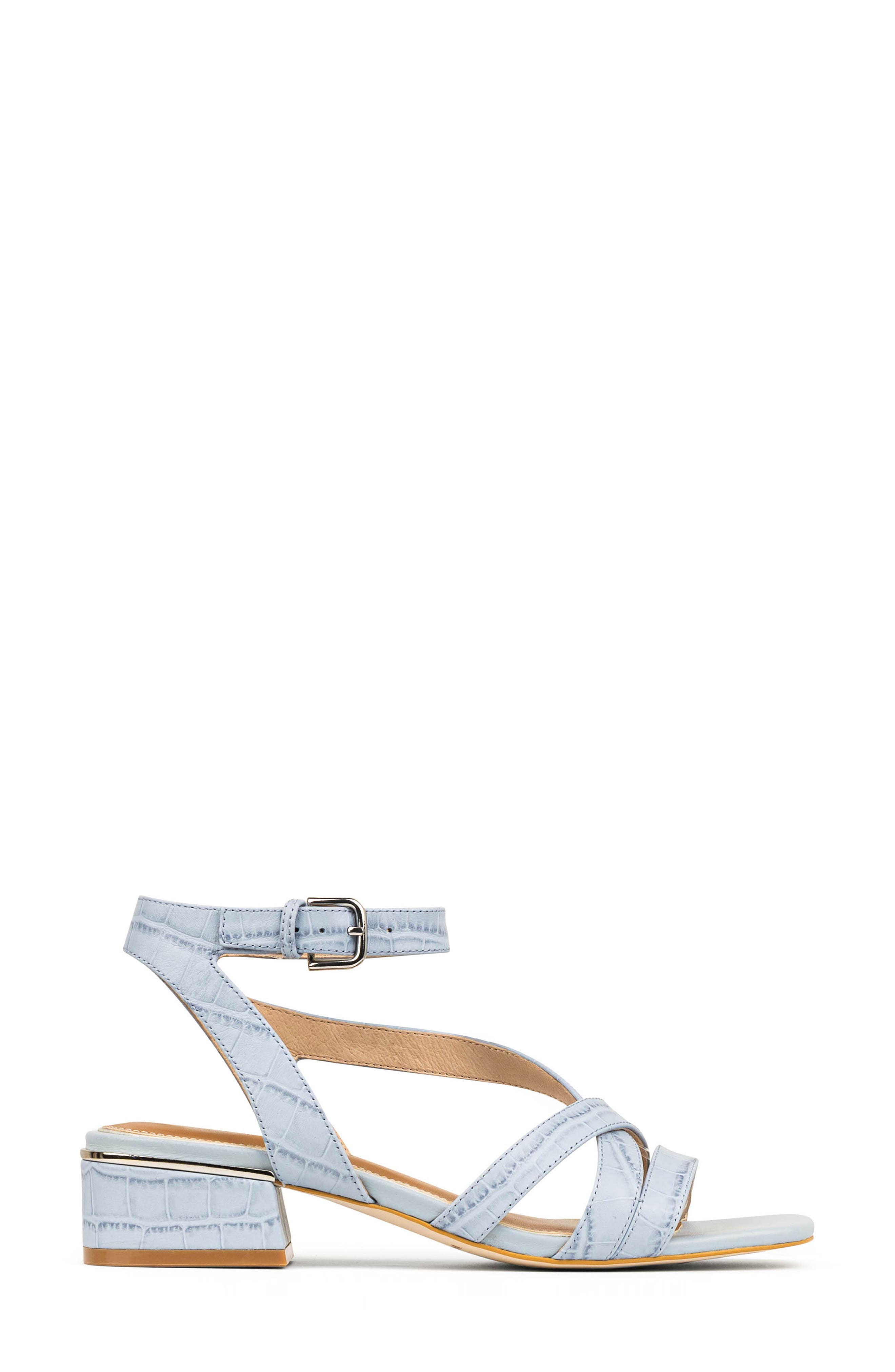 Donald Pliner Frannie Ankle Strap Sandal, Alternate, color, Light Blue