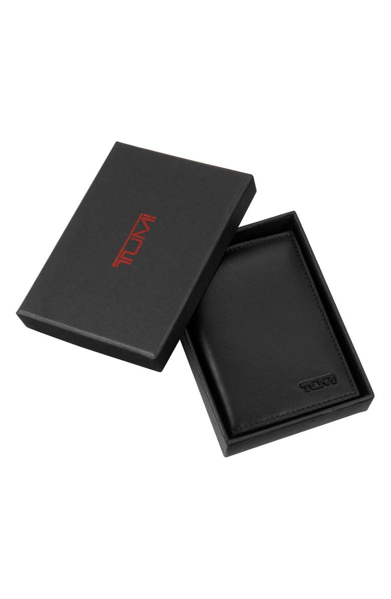 TUMI Delta ID Lock<sup>™</sup> Shielded L-Fold ID Wallet, Alternate, color, Black