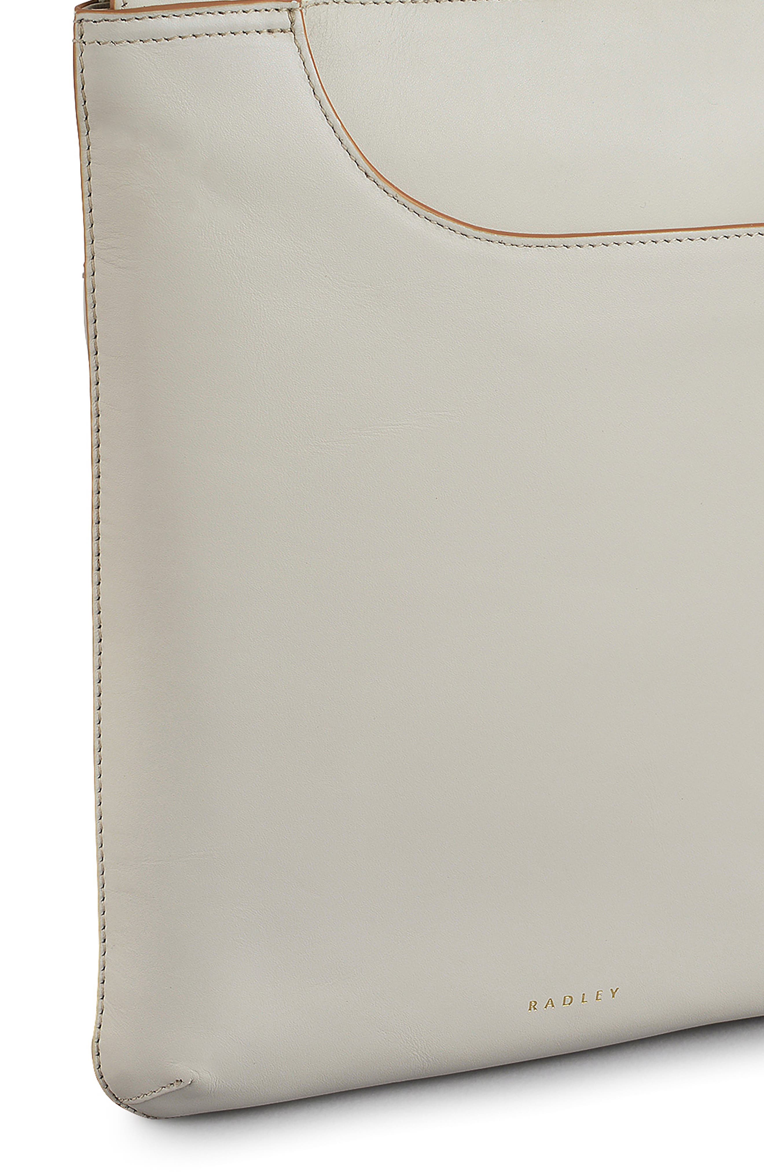 Radley Pockets Medium Top Zip Crossbody Bag, Alternate, color, Chalk