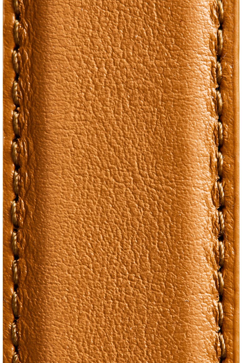Round Buckle Leather Belt, Alternate, color, CANYON