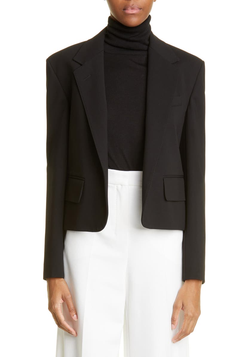 Max Mara Oreste Crop Jersey Jacket, Main, color,