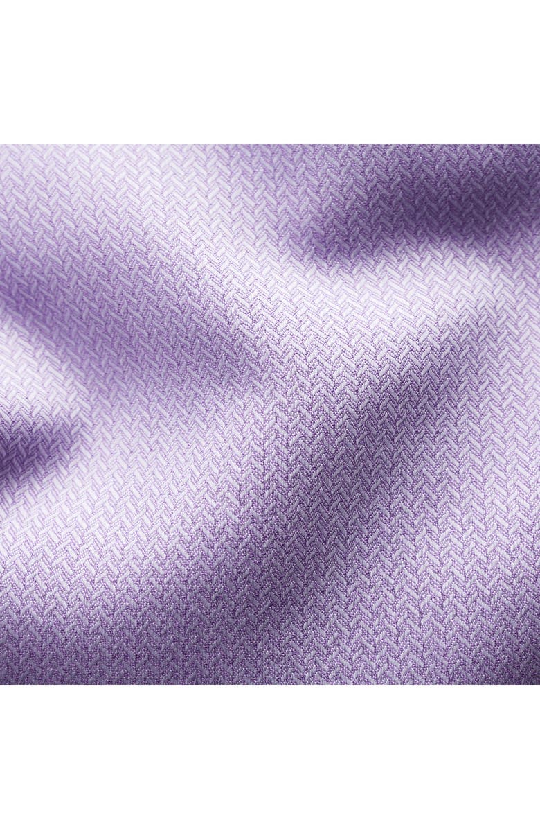 Eton Slim Fit Textured Solid Dress Shirt, Alternate, color,