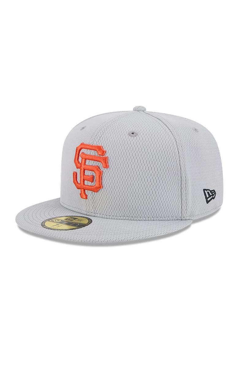 New Era Men's New Era Gray San Francisco Giants 2025 MLB Clubhouse 59FIFTY Fitted Hat, Alternate, color, Gray