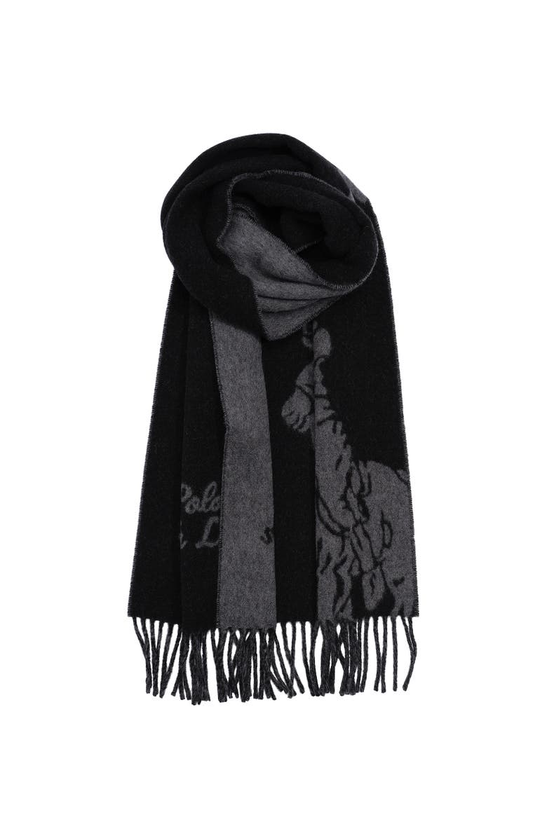 Polo Ralph Lauren Big Pony Jacquard Scarf, Alternate, color, 