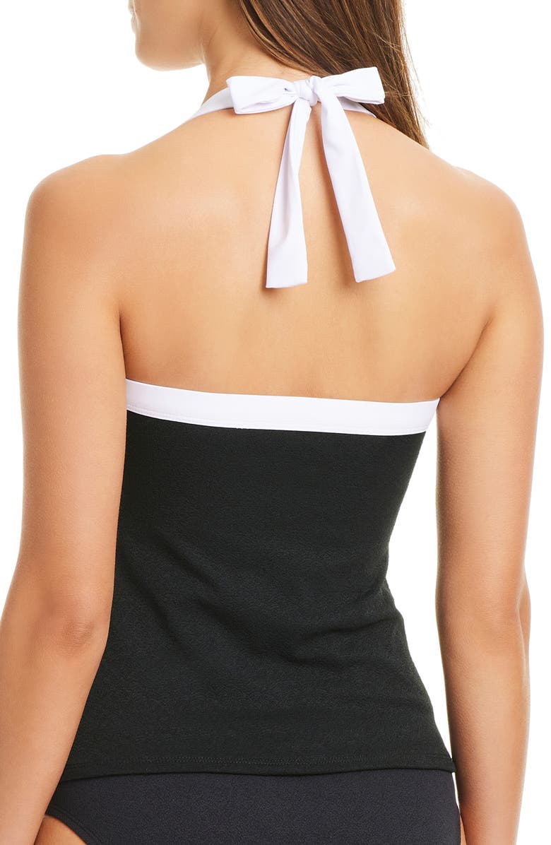 BLEU by Rod Beattie Halter Tankini, Alternate, color, Black