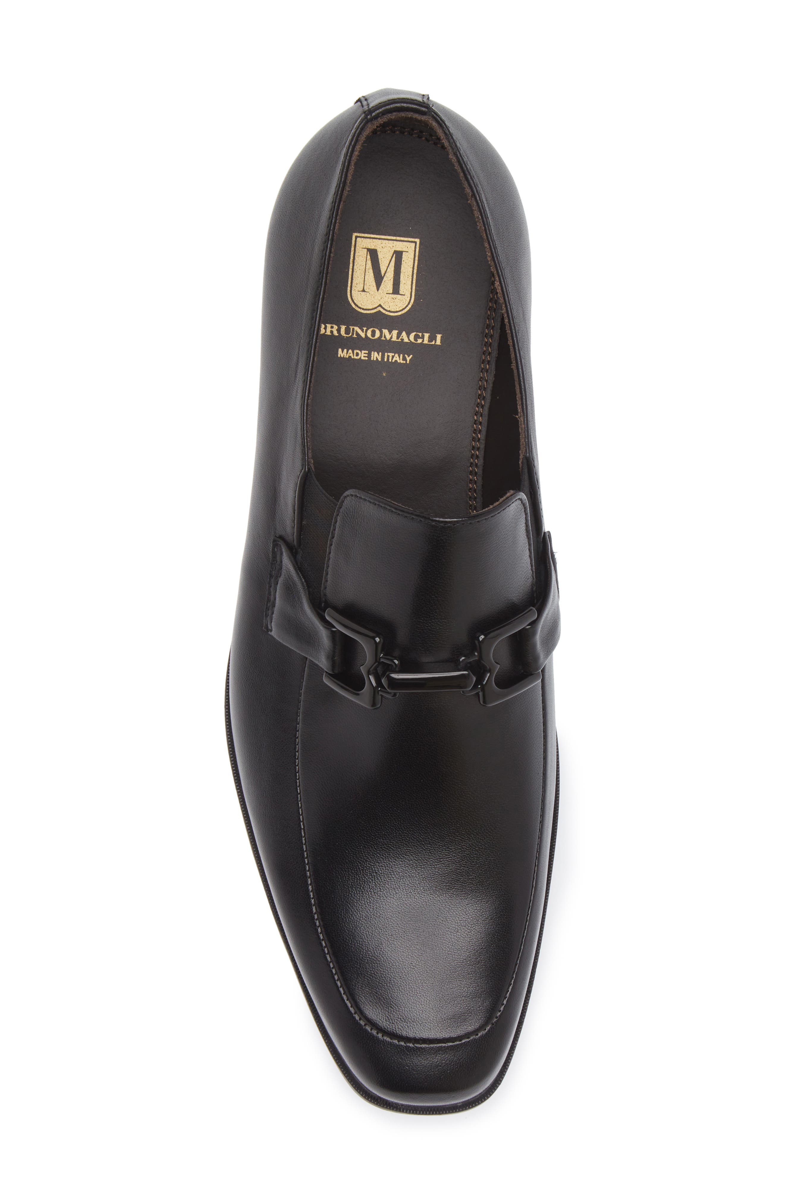 Bruno Magli Pitto Bit Loafer, Alternate, color, Black