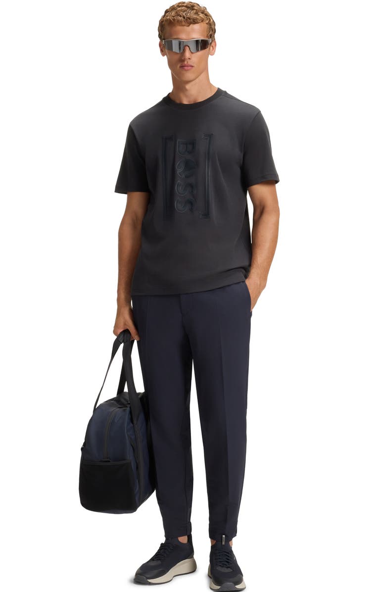 BOSS Iconic Tennis Logo Graphic T-Shirt, Alternate, color, Dark Blue