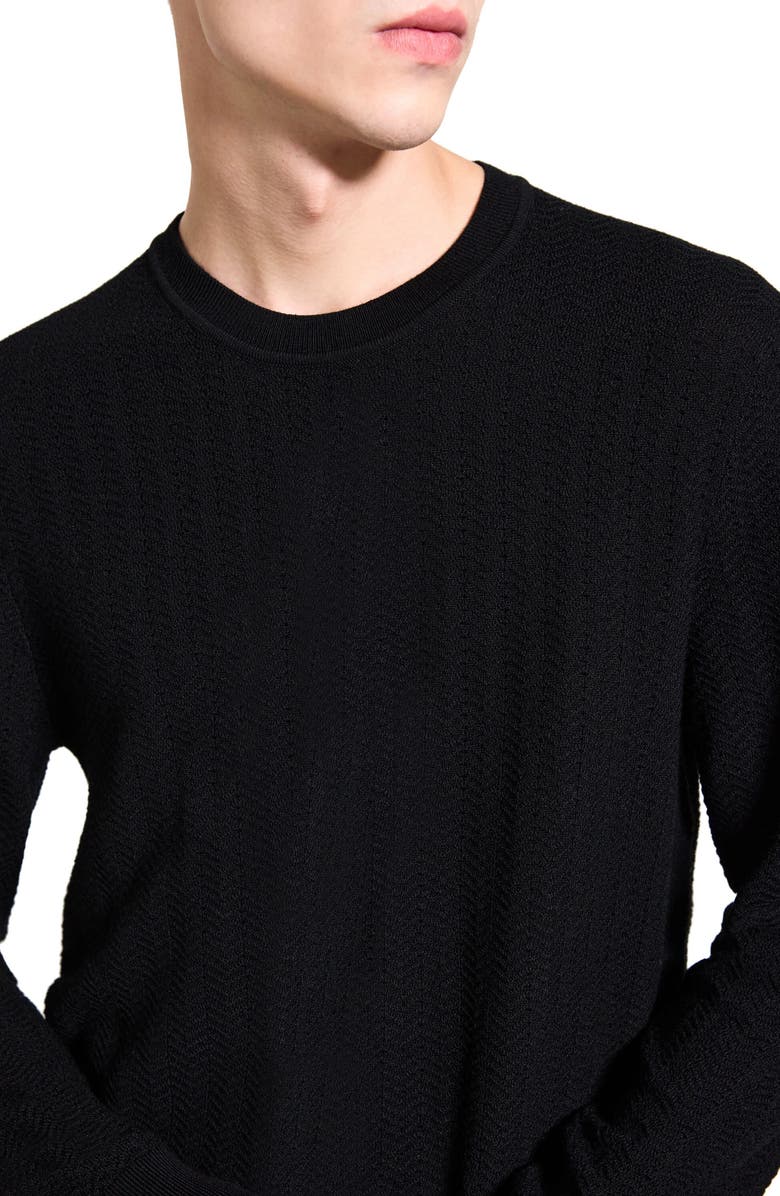 Theory Novo Merino Wool Blend Crewneck Sweater, Alternate, color, 