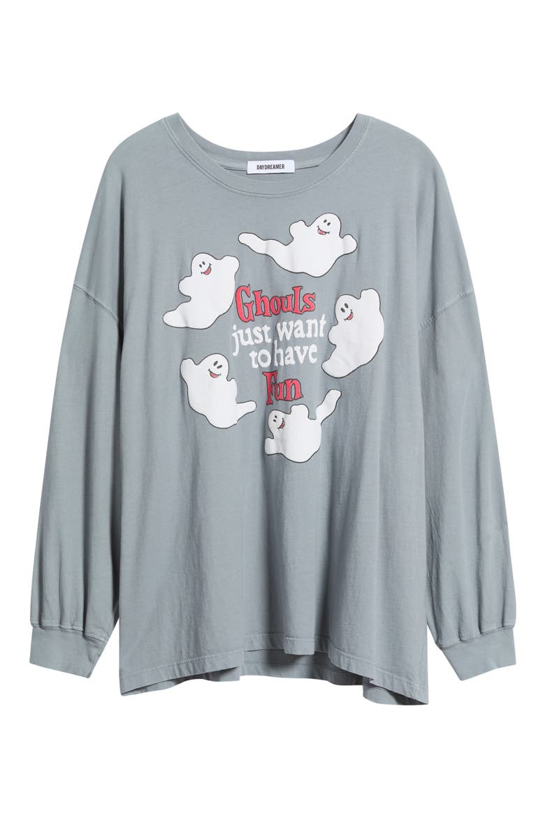 Ghouls Just Want to Have Fun Graphic Tee, Alternate, color, DARK NIGHT