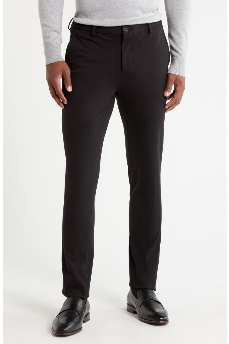Z-Flexible Stretch Performance Dress Pants, Main, color, BLACK