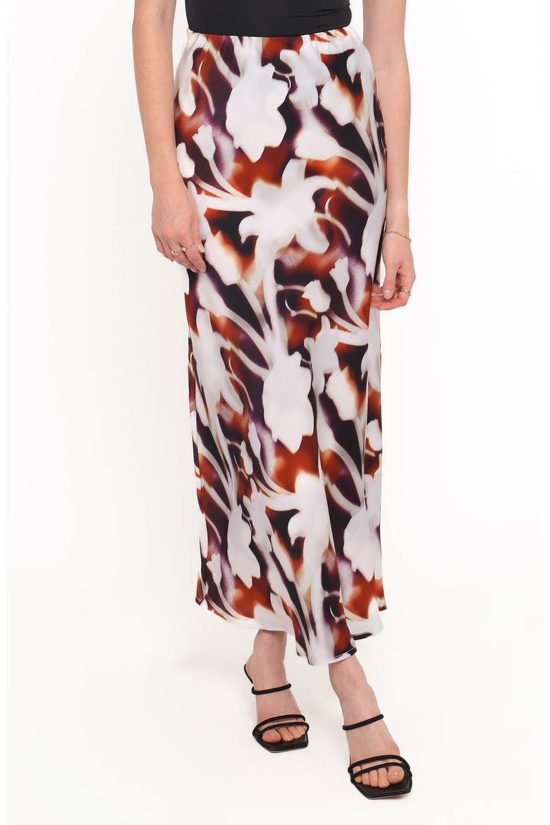 Cheryl Print Maxi Skirt, Main, color, BLURRED FLORAL