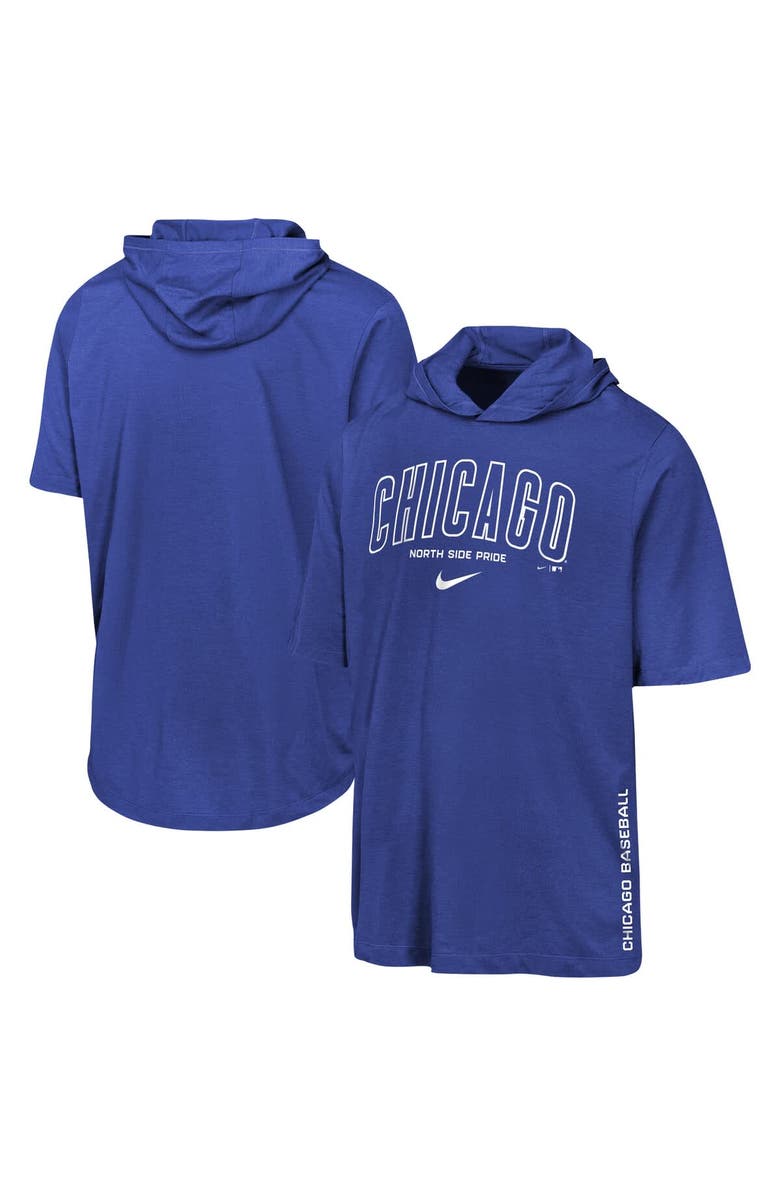 Nike Youth Nike  Royal Chicago Cubs Dri-FIT Hooded T-Shirt, Main, color, Royal