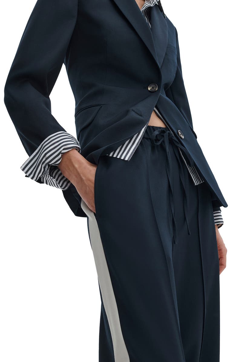 rag & bone Siena Side Stripe Wool Pants, Alternate, color, Sal