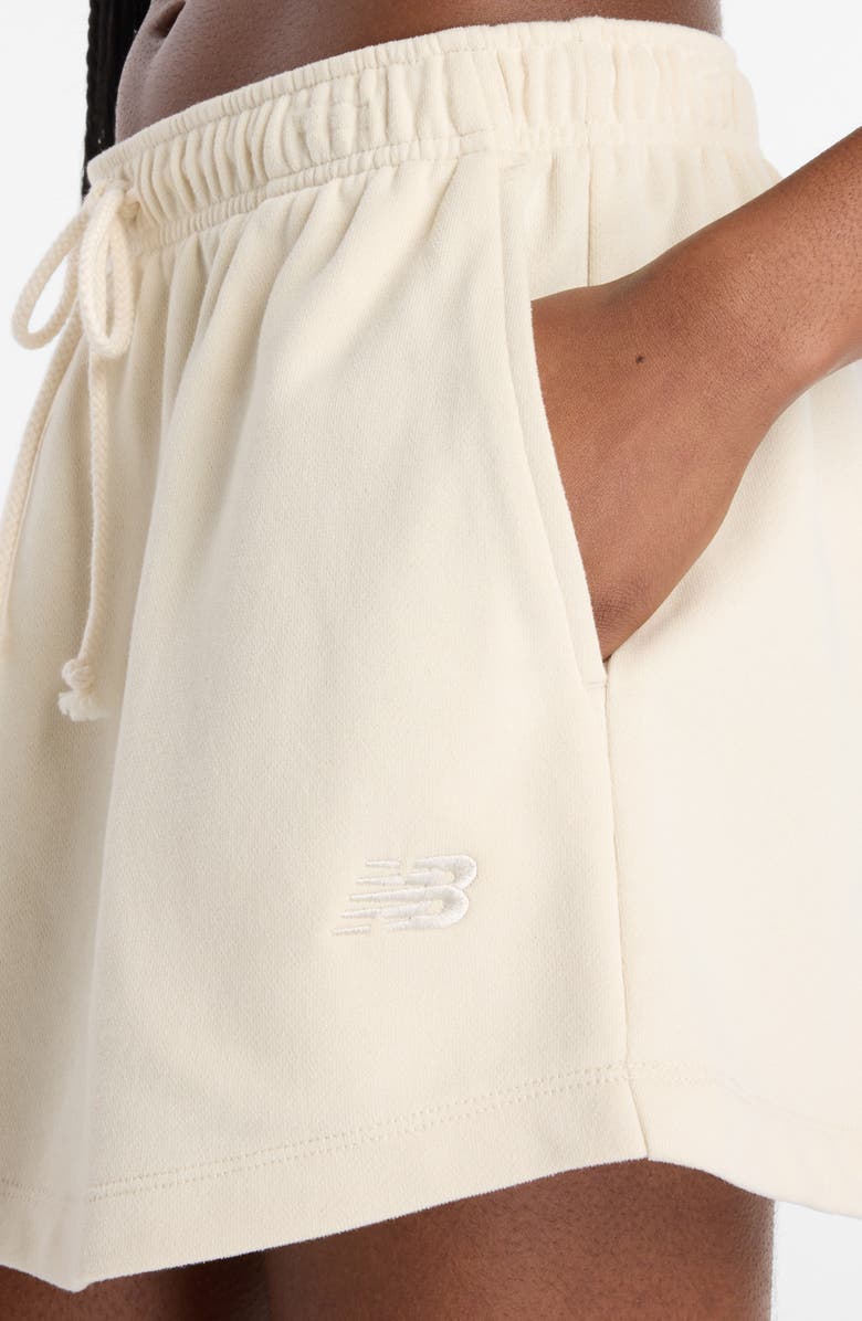New Balance Coastal Fleece Skirt, Alternate, color, Beige
