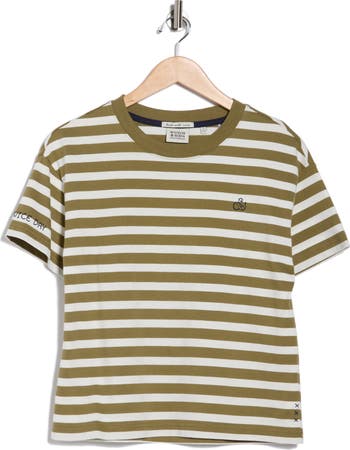 トップス YARN-DYED DEFORMED SHIRT STRIPE Trenery Yarn Dyed Cotton Stripe Tie Front Shirt | David Jones