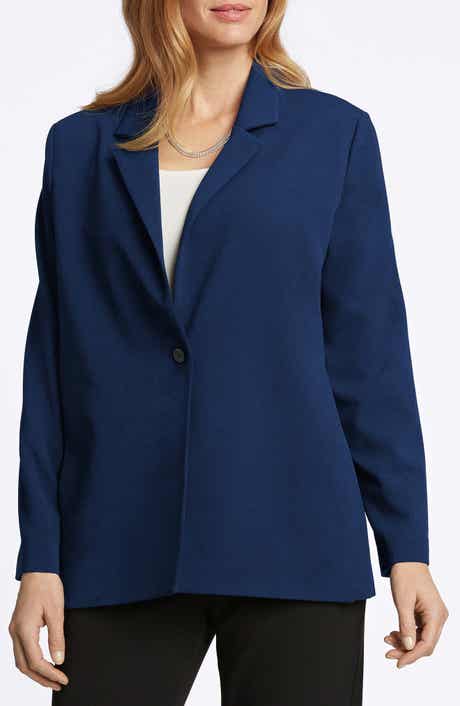 Morgan Crepe Knit Blazer
