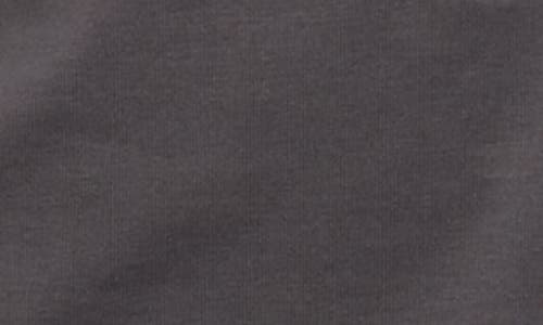 Edikted 76 Off The Shoulder Stretch Cotton Crop Top In Gray