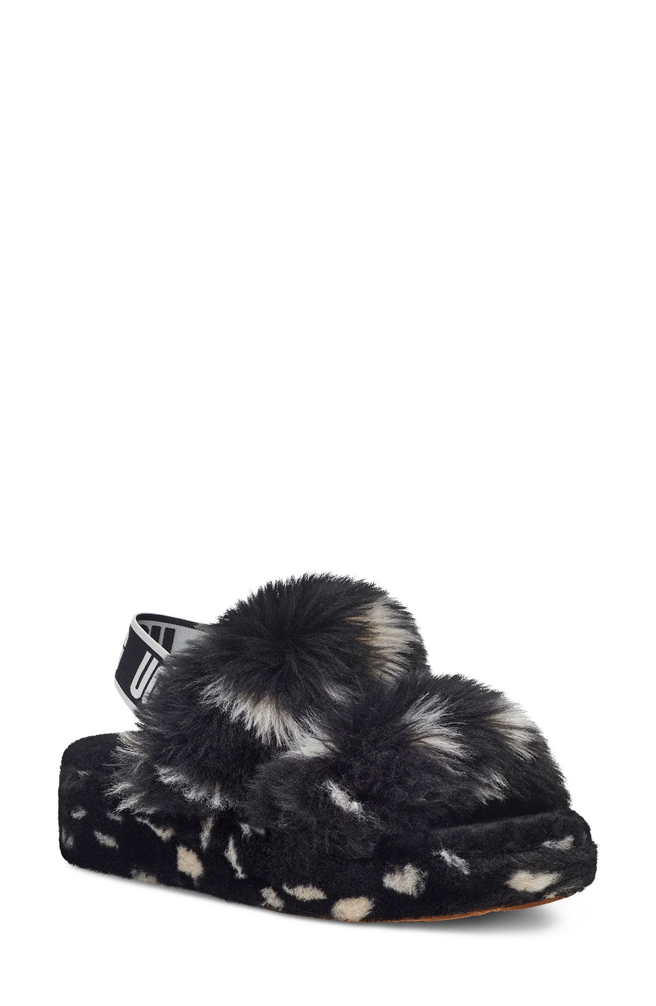 Oh Yeah Slingback Slipper, Main, color, BLACK SPOTS