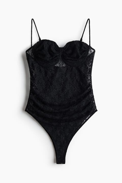 Lace Thong Bodysuit